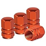 🎨[Hochwertiges Material]: Der Ventildeckel besteht aus hochwertigen materialien, die eine hervorragende Haltbarkeit und Korrosionsbeständigkeit aufweist. Im Inneren befindet sich ein Gummiring, um eine gute Dichtleistung zu gewährleisten und das Eindringen von Staub und Wasser in das Reifenventil wirksam zu verhindern.