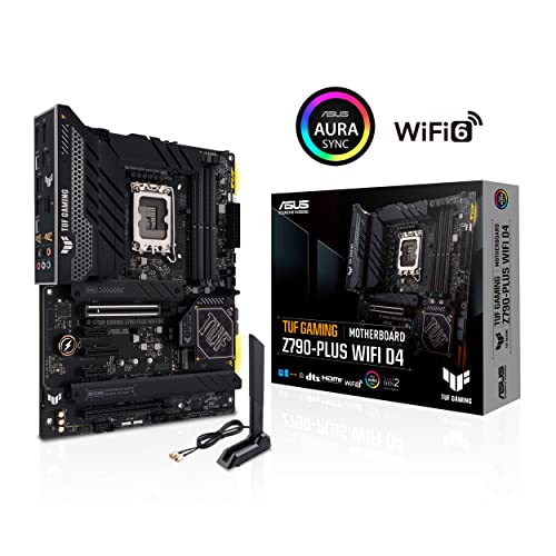 TUF Gaming Z790-Plus WiFi D4 LGA 1700(Intel® 12a e 13a generazione) Scheda madre ATX (PCIe 5.0, slot DDR4, 4xM.2, 16+1 DrMOS, WiFi 6,2.5Gb LAN, USB anteriore 3.2 Gen 2 Type-C®, Thunderbolt - Scheda madre - Immagine 1