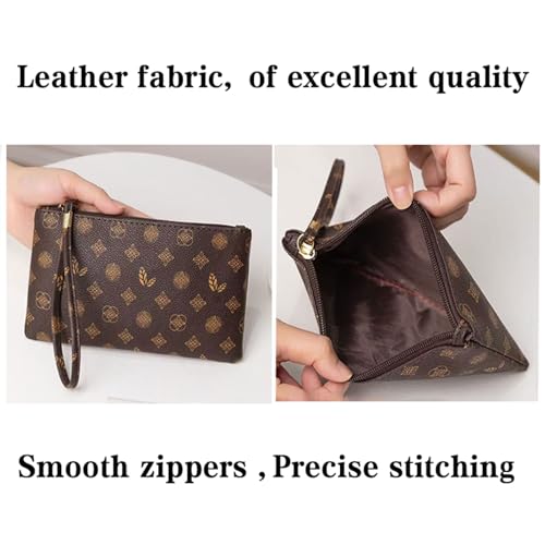 Ladies' wallet, which can hold passports, credit cards, identification documents, mobile phones. It is equipped with a zipper closure for better security and easier access.4