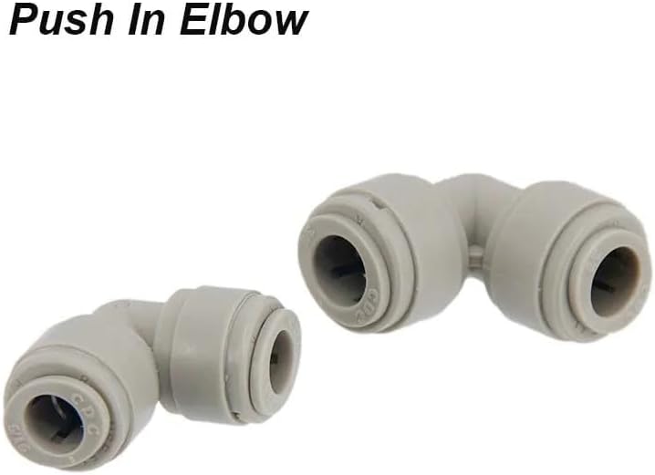 Homebrew Draft Beer Push In Fittings 1/4" 5/16" 3/8" Food Grade with EPDM O-ring Leaking Free(C1)