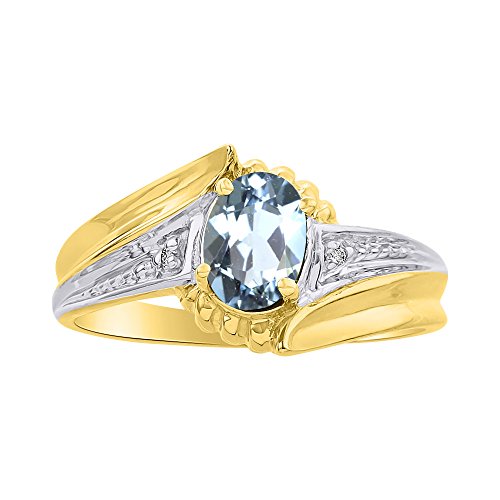 Ensemble diamant et aigue-marine en argent plaqué or de haute joaillerie