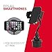 Macally Car Cup Holder Phone Mount - Securely Holds Phones up to 4.1” Wide - Flexible Gooseneck & 360° Rotatable Cradle