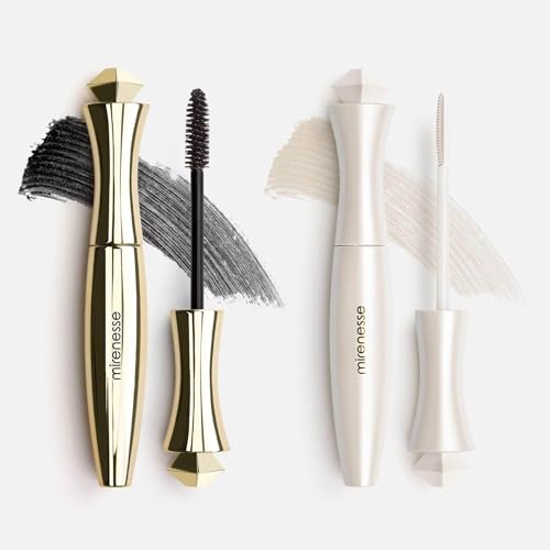Mirenesse 4D Mega Volume Lash Primer + Super Volume Mascara Duo - Black - Curl Enhancing