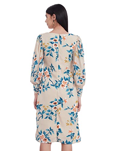 Image of Marie Claire Women's Polyester A-Line Midi Casual Dress