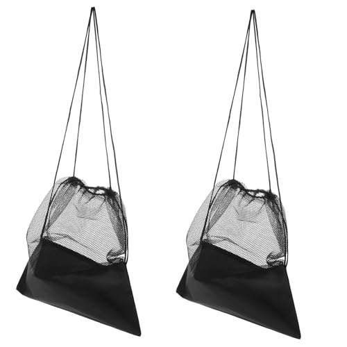Anneome 2 Piezas Bolsa Deportiva de Malla con Cordón para Baloncesto y Fútbol Mochila Portátil para Exterior Resistente y Espaciosa de Unidades