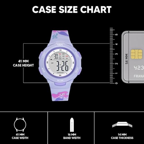Image of V2A Kids Watch - Waterproof Multi-Functional Digital Sports Watch for Ages 5-13, 30M Water Resistance, Gift for 5-10 Year Olds