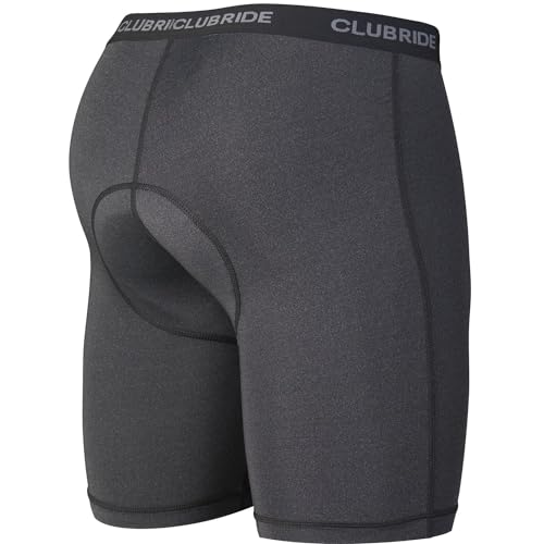 Club Ride Bermuda masculina Gunslinger 3D Trail to Town 20,3 cm - Shorts de bicicleta acolchoados pa