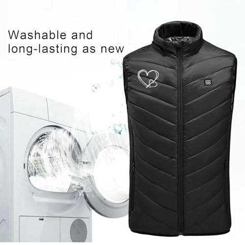 Heated Vest for Men Women Winter Warm Lightweight Quilted Heated Jacket - image 8
