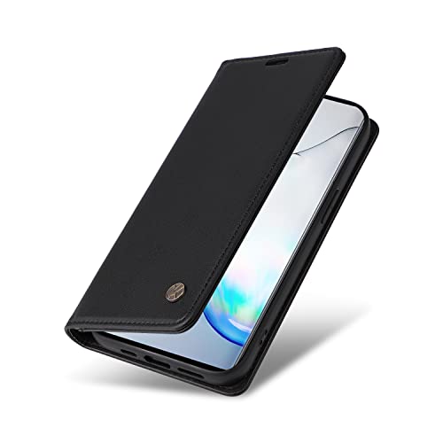 Capa Carteira Flip para Samsung Galaxy Note 10 Capinha de Couro com Suporte de Cartão Suporte Magnét