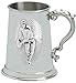 Jarra de Peltre en Relieve Rugby Union Y League Scene Mango Adornado Regalo Ideal