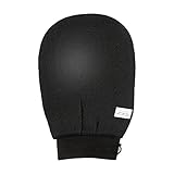 Seraphic Skincare Korean Exfoliating Mitts (1pc) Microdermabrasion at Home, Exfoliating Gloves Visibly Lift Away Dead Skin, Great for Spray Tan Removal or Keratosis Pilaris, Made of 100% Viscose Fiber