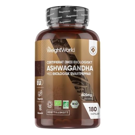 Ekologisk Ashwagandha med Svartpeppar - 180 Tabletter (Räcker i 6 Månader) – Ayurvediska Örter & Naturliga Näringskapslar, Humörförstärkare, Kraftfull Örttextraktbehandling, Vegan Vänlig