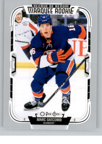 2025-26 O-Pee-Chee #561 Marc Gatcomb RC Rookie Card New York Islanders Marquee Rookie Official Hockey Card in Raw (NM or Better) Condition