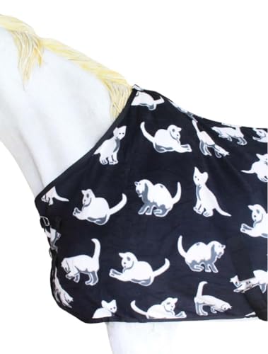 Image of Challenger Horse Soft Fleece Cooler Exercise Blanket Wicks Moisture Winter Liner 43EE02
