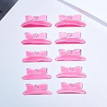 PERMANIA Lash Lift Rods, Self-Adhesive Super Soft 10 Pcs/5 Sizes Cute Bow Styles Lash Shields Extreme Eyelash Curler