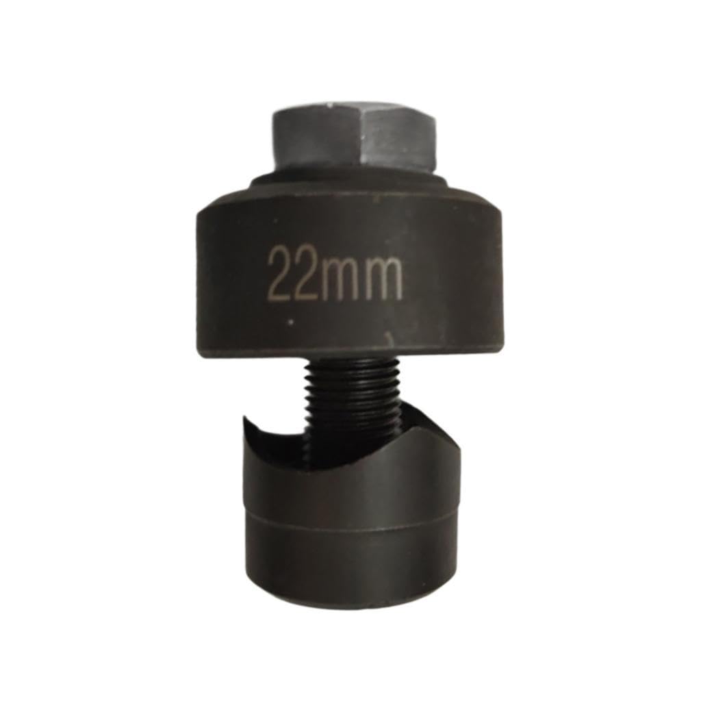 F Fityle Herramienta perforadora de chapa de metal, perforadora manual, alta precisión, herramienta perforadora, troquel y perforadora, para placa de acero, 22mm