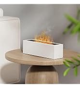 Ankrs Flame Oil Diffuser, 200ml Essential Oil Diffusers Humidifier with 2 Light Modes, Ultra-Quie...