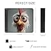 XZDXZD Chicken Face Cartoon Close Up Slim Bifold Wallet for Men Women, Fashion PU Leather Credit Card Holder with Double-Sided Pattern, Portable Money Organizer Purse, 4.6