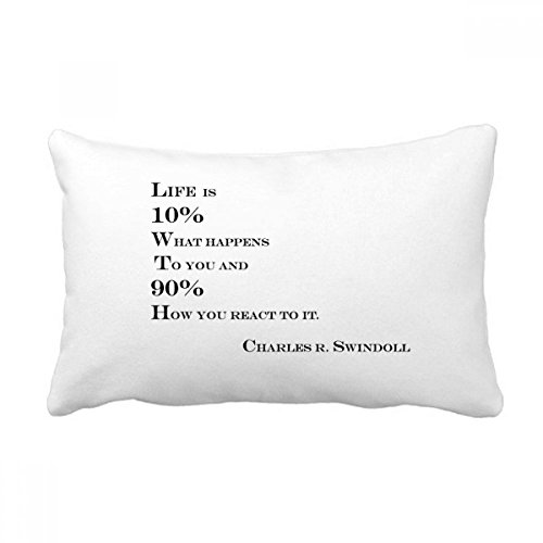 Coussin lombaire pour canapé Citation Life multicolor contre la fatigue du dos - 2