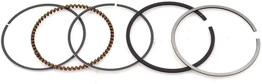 Performance 63.5 Mm Motorcycle Piston With 15 Mm Pin And 1.0 * 1.0 * 2.5 Mm Ring Set Compatible With CG200 CG 200 200cc Spare PartsDark Grey