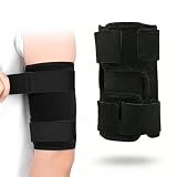 JRYXDS Fascia di Compressione per Tendinite al Bicipite, Supporto Comodo per Tricipite e Bicipite per Distorsioni Muscolari e Infiammazione (Nero)