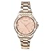 Sekonda Elizabeth Rose Gold Bracelet Pink Dial Women's Quartz Watch 33mm with Stone Set Case, Analogue Display and Stainless Steel Bracelet