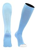 MadSportsStuff Pro Line Over the Calf Baseball Socks (Columbia Blue, Large)