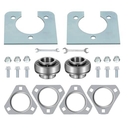 HIAORS 1" Live Axle Bearing Kit for Go Kart Mini