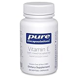 Pure Encapsulations - Vitamin E (with Mixed Tocopherols) - Dietary Supplement for Proper Cellular and Cardiovascular Functioning* - 90 Softgel Capsules