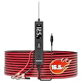 KINGBOLEN ECT200 Automotive Electrical Circuit Tester, 12V 24V Car Voltage Test Power Probe Tester, Component Activation, Continuity Test, Trailer Light Tester, Short Circuit Finder, 16.5FT Cable