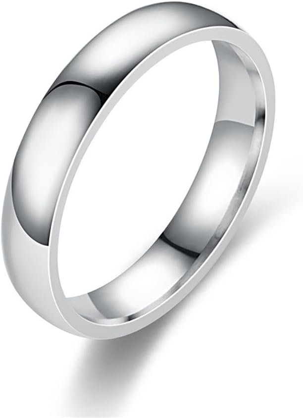 2mm Plain Stacking Band Statement Wedding Promise Ring For Women