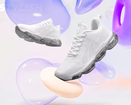 Image of Kapsen Womens Walking Running Shoes Air Cushion Breathable Fashion Tennis Sneakers Mesh Workout Casual Athletic Sports Gym