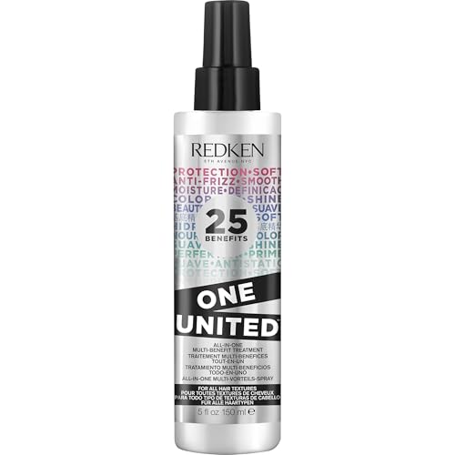 Redken One United 25 Multi-Benefit Leave-In Conditioner And Treatment Spray Increases Manageability And Protection Heat Protectant For All Hair Types 150ml