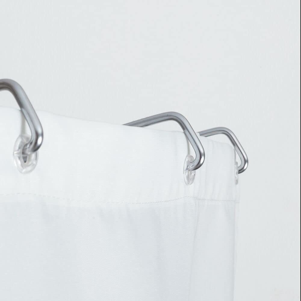 Sealskin - Cortina Flexible de Ducha, Metal, Chromo 80 x 155 x 5 cm