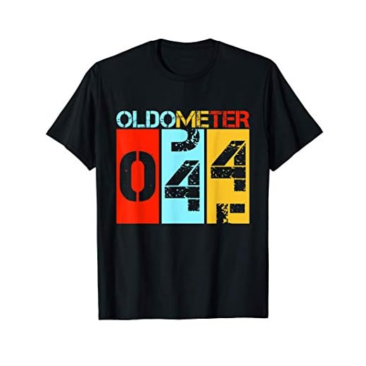Oldometer 44º cumpleaños Leyenda desde 1975 Cumpleaños Camiseta