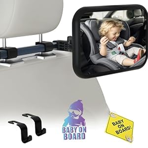 Tdferan Baby Spiegel Auto Rücksitz 2 Stk.