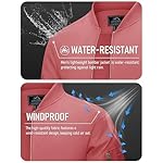 MAGCOMSEN Men's Bomber Jacket Lightweight Casual Windbreaker Spring Fall Zip Up Coat with 5 Pocket