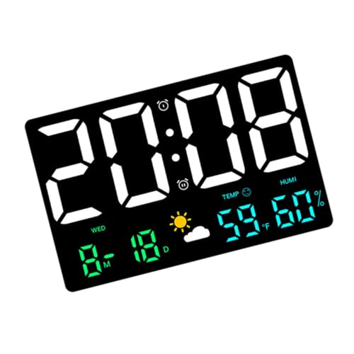 Horloge numérique LED pour maison : optimisez le confort de votre salon