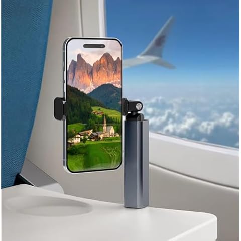 Airplane Phone Holder with 360-Degree Rotation Cover