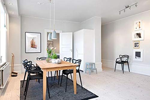 2Xhome - Single (1 Chair Total) Black Dining Room Chair - Modern Contemporary Designer Designed Popular Home Office Work Indoor Outdoor Armchair Living Room Kitchen Bed Bedroom Patio Arm Chair #TOP3