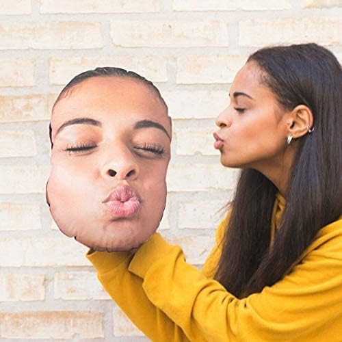 Personalised Cushions Customised Face Photo Cushion with any Image/Funny Pictures edge to edge Printed Mushion (Small, 31 x 23 CM)