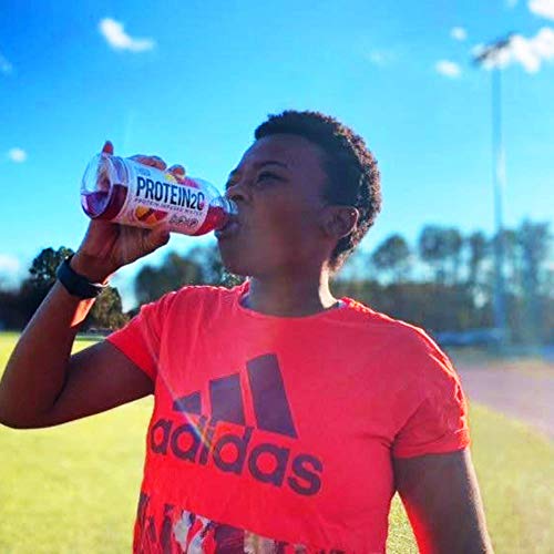 Protein2o 15g Whey Protein Infused Water, Wild Cherry, 16.9 oz Bottle (Pack of 12)