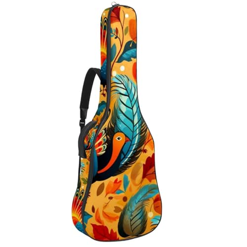 JRHEJTFZ Housse pour guitare acoustique de 1,9 cm d’épaisseur, étanche, durable et élégant, motif feuilles de dinde, Multicolore 4., 42.9×16.9×4.7 in, Motif imprimé tendance - Les Beatles, Paul McCartney, John Lennon, RIngo Starr, George Harrison JRHEJTFZ Housse pour guitare acoustique de 1,9 cm d'épaisseur, étanche, durable et élégant, motif feuilles de dinde, Multicolore 4., 42.9x16.9x4.7 in, Motif imprimé tendance