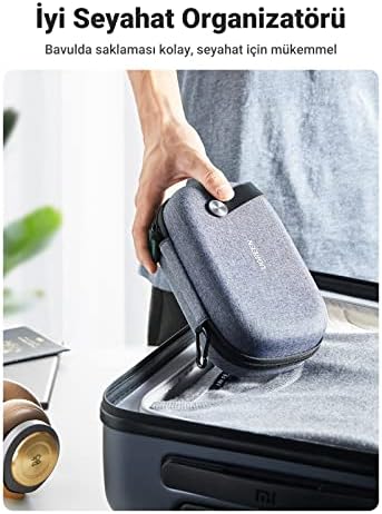 UGREEN Elektronik Aksesuar Kutusu Güç Bankası Kablo Pil Için（Mavi） - Görsel 5