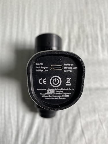 Foto von Massagepistole Massage Gun CARECJ Elektrisches Massagegerät Handmassagegerät bis zu 9600U/min mit 8 Massageköpfen und 32 Geschwindigkeiten für Nacken Schulter Tiefen (Schwarz1)