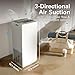 Daikin MCKB70YSAU Room Air Purifier for Home, HEPA, Activated Carbon, Pre-Filter and UVC LED Light, Zero Ozone Product, CARB Certified, 12.5 x 12.5 x 30 in