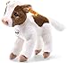 Steiff 72154 - Vaca (16 cm), Color Blanco y marrón