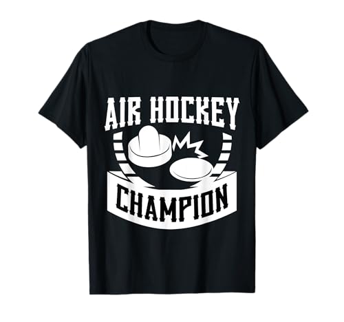 Air Hockey Champion Camiseta divertida Deportes Mesa Campeón Regalo Camiseta