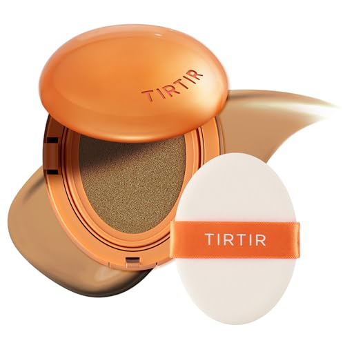 Image of [*Mini Size*] TIRTIR Mask Fit Ai Filter Cushion Foundation | AI-Like Semi-Matte Finish - Up to 72-Hour Medium to Full Coverage Korean BB Cushion Make up Beauty, #34W Toffee, 0.15 Fl Oz