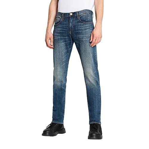Armani Exchange Men's J10 Skinny Comfort Stretch Cotton Denim